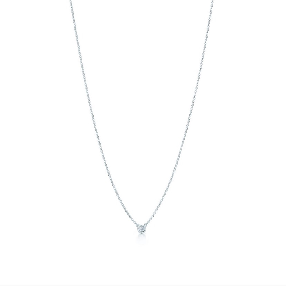 New Tiffany diamond pendant necklace